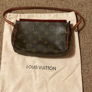 Louis Vuitton Dark Brown Monogram Shoulder Bag small